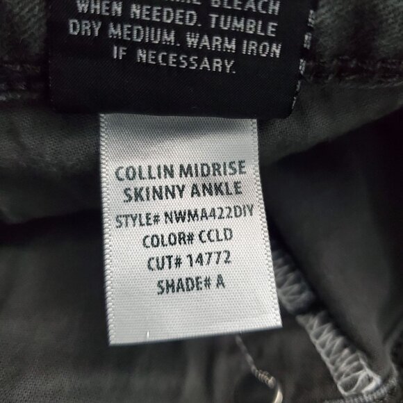 Hudson Collin Midrise Skinny Ankle Women's Faded Camo Print Denim Jeans USA 28 - Picture 8 of 10